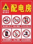 配电房安全警示标识牌
