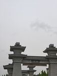 中式古典牌坊建筑景观