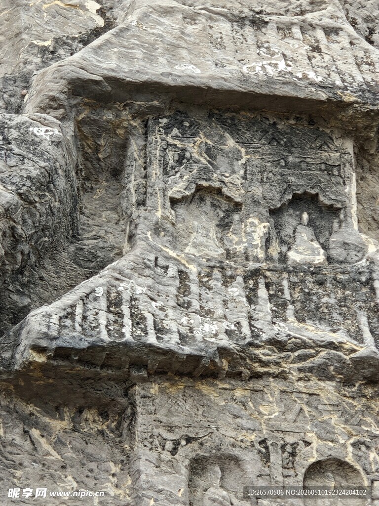 古代石雕建筑细节