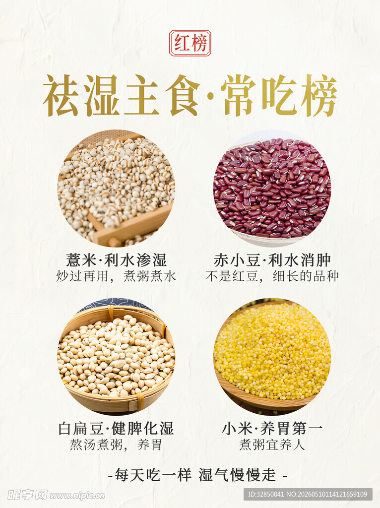 祛湿主食常吃榜