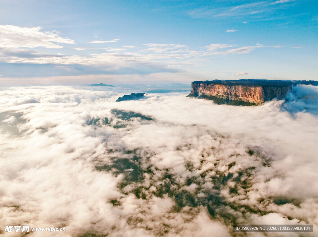 雄伟的罗雷马山