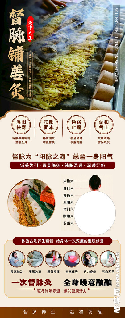 养生  艾灸  督脉灸  姜灸