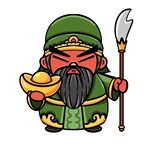 卡通关羽