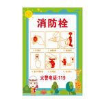 消防栓使用说明图示