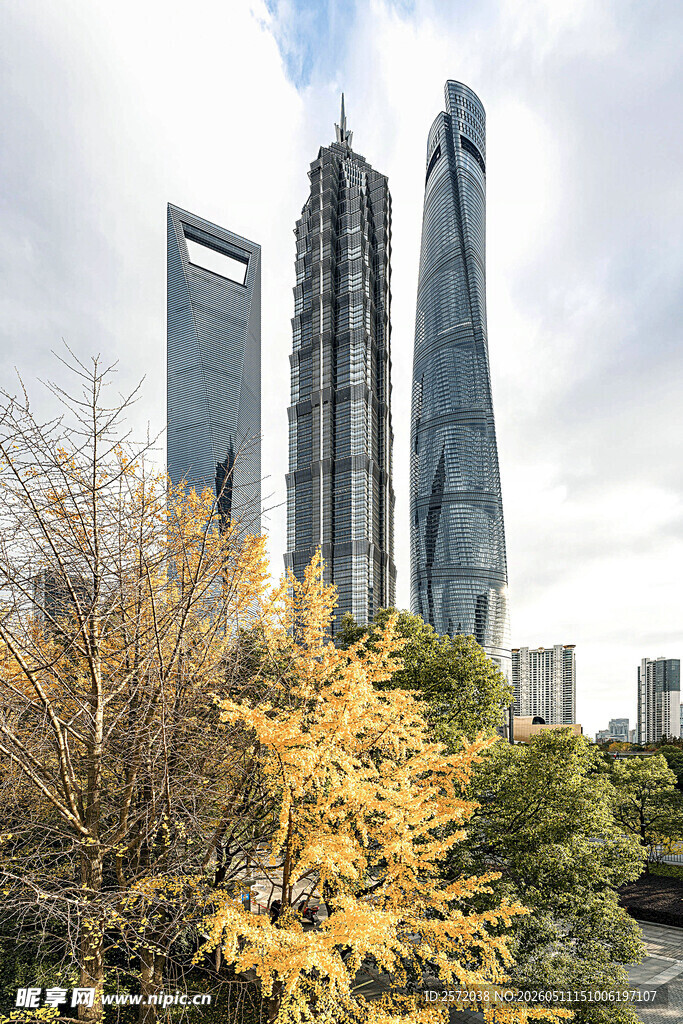 上海中心大楼景观