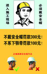 安全帽海报