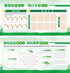 绿色简约宣传栏设计