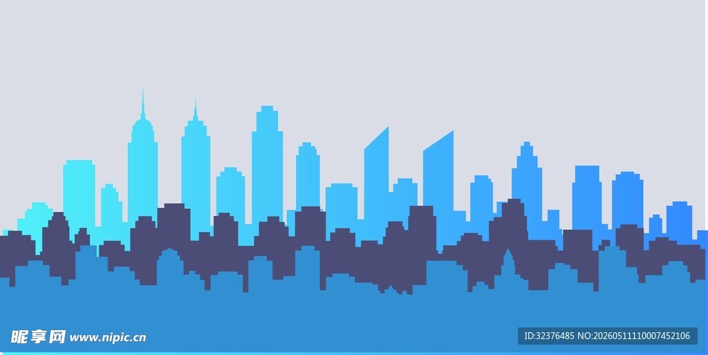 都市剪影背景