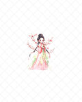 古风汉服女子优雅起舞