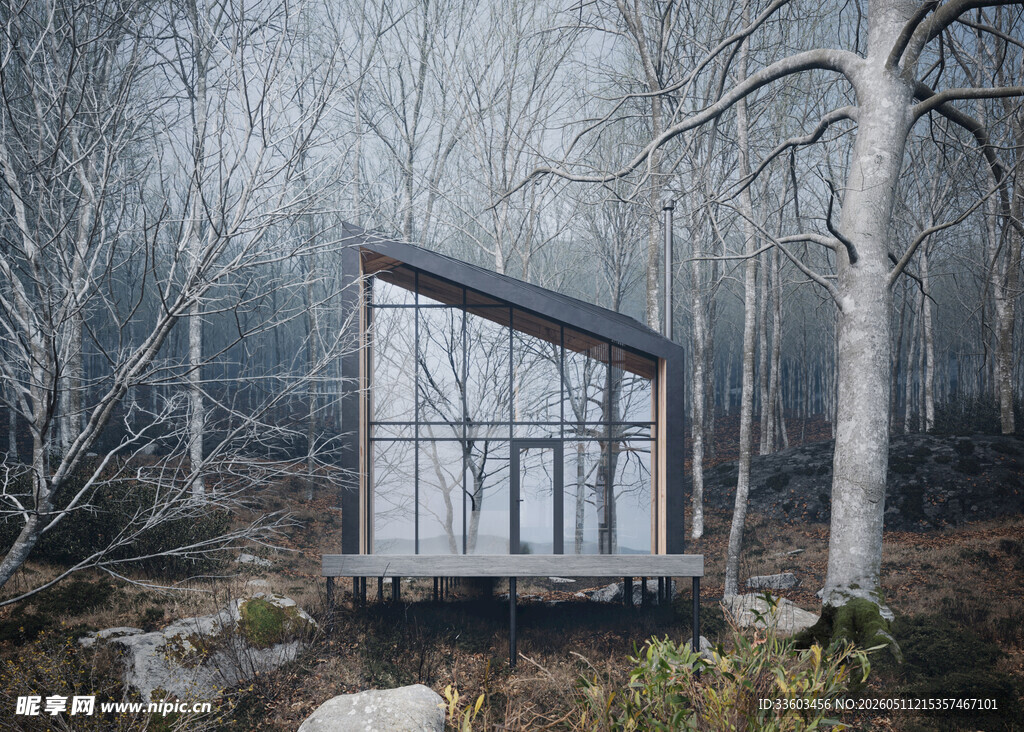 林间现代小屋