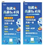 高薪技术岗招聘海报