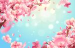 樱花背景底纹