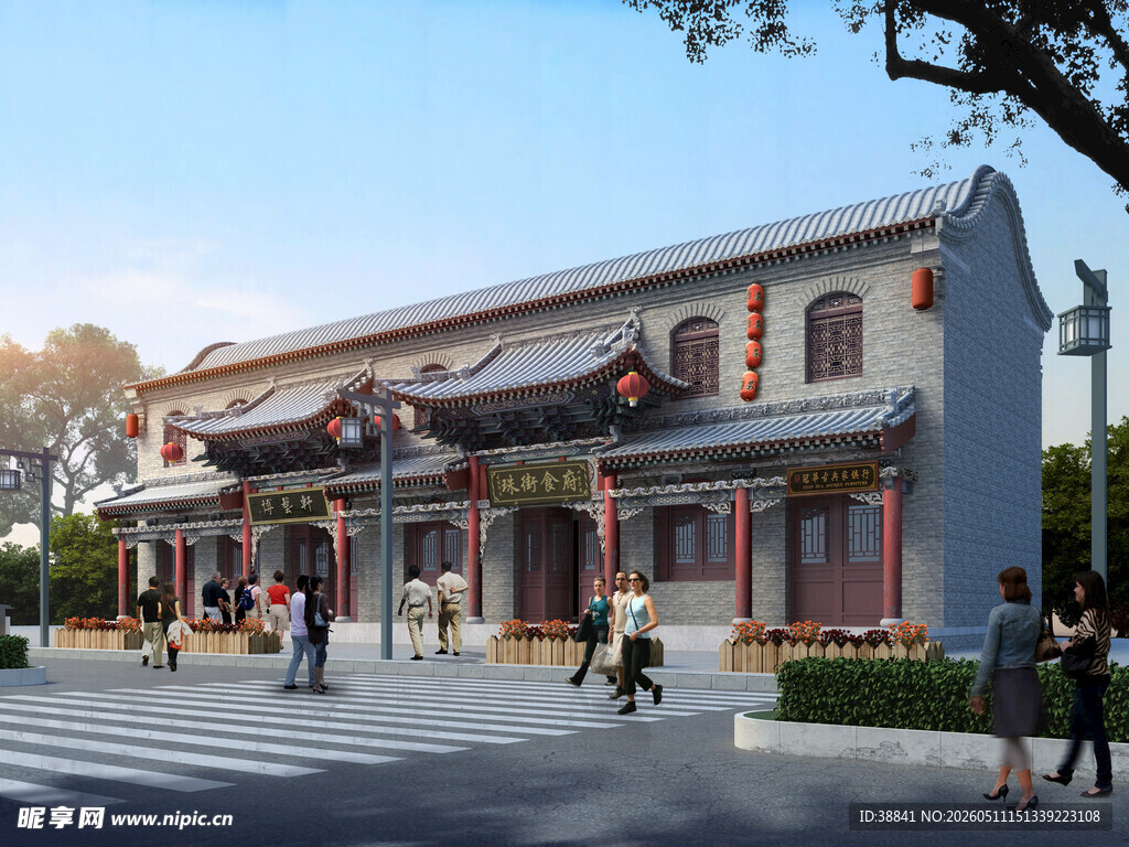 古建筑效果图