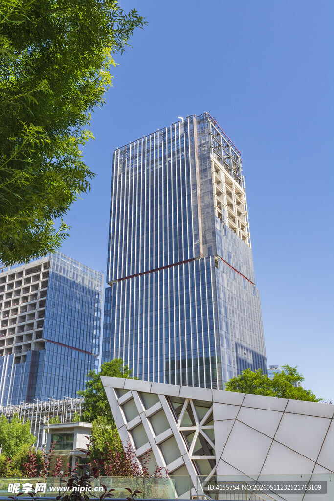 现代都市摩天大楼景观