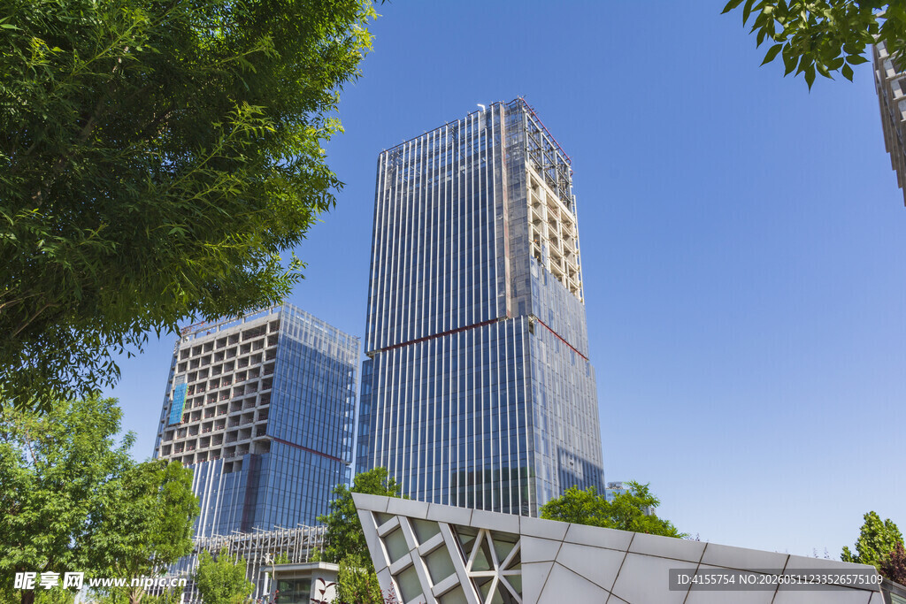 现代都市摩天大楼景观