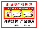 消防安全管理牌展示
