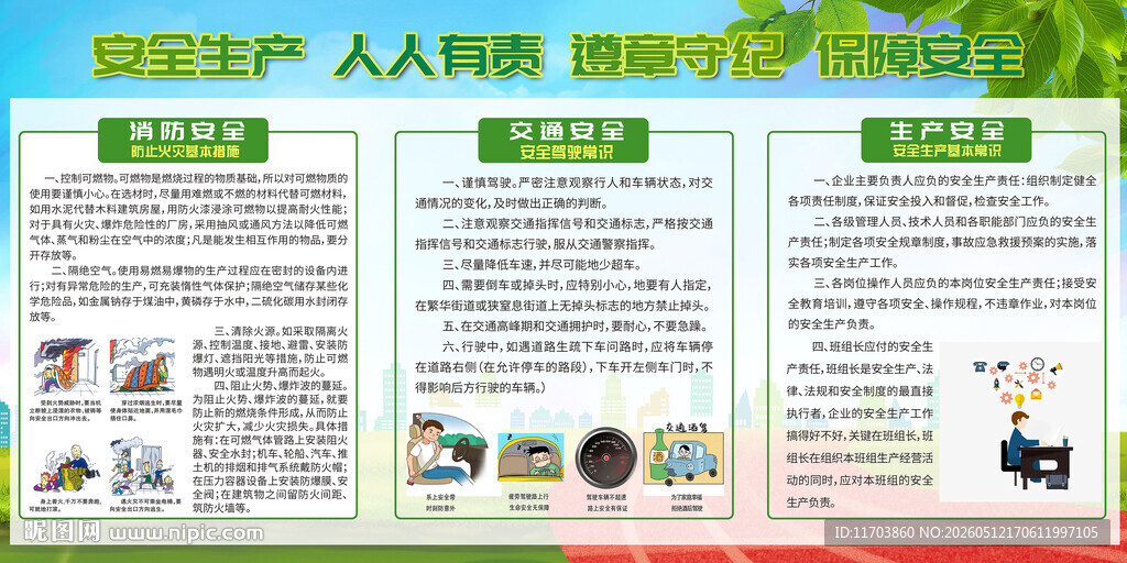 安全生产宣传栏