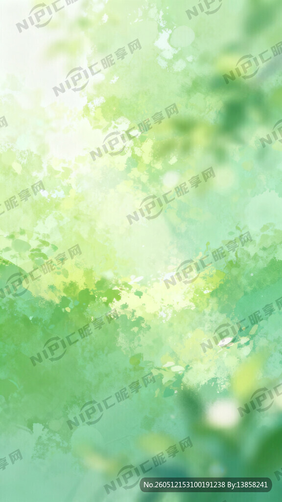 绿色 浅绿色底纹 朦胧