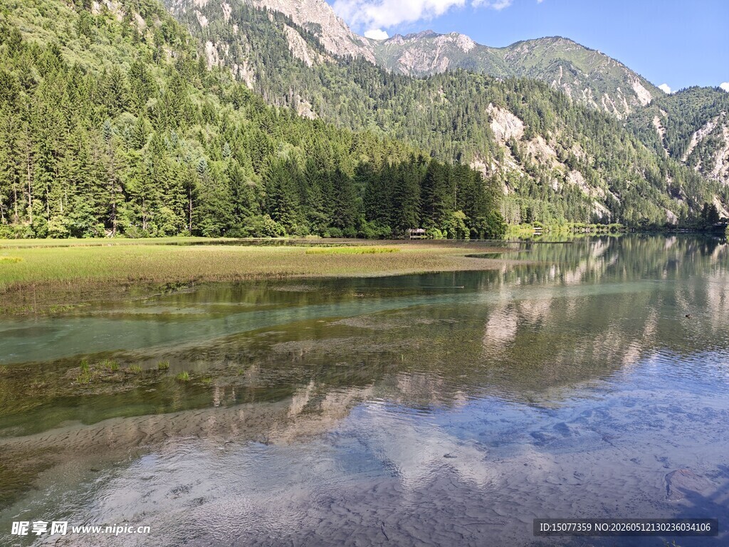 宁静山水湖景自然风光