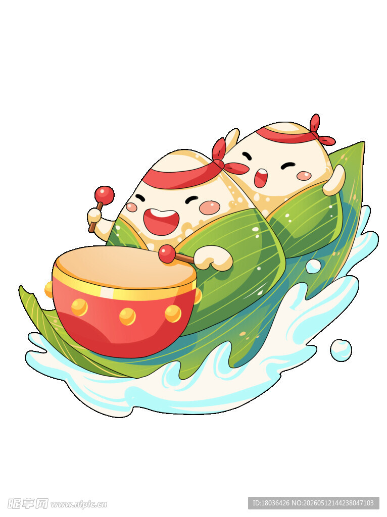 端午萌娃赛龙舟