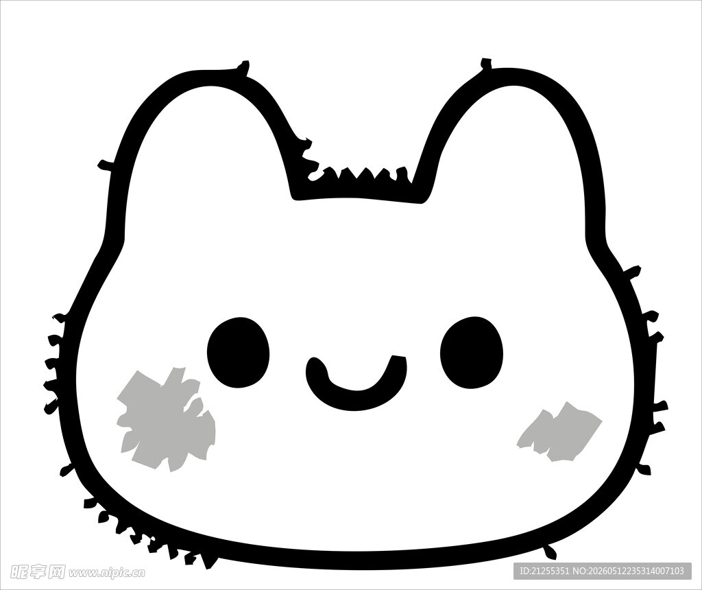 可爱卡通小猫头像