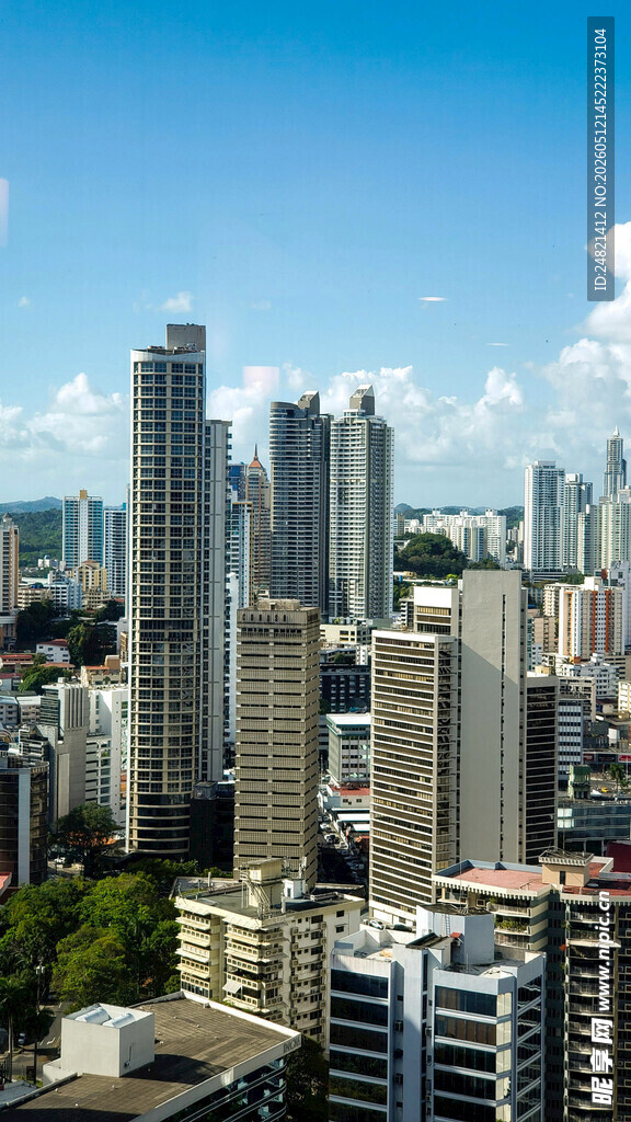 繁华都市高楼景观