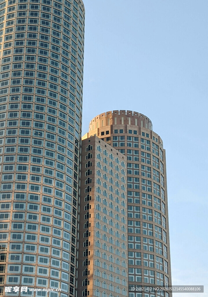 现代摩天大楼外观景致