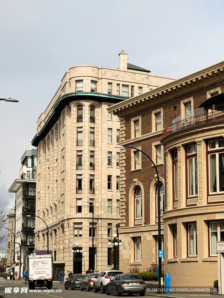 欧式城市街景建筑风貌