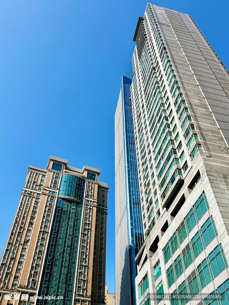 现代都市高楼大厦景观