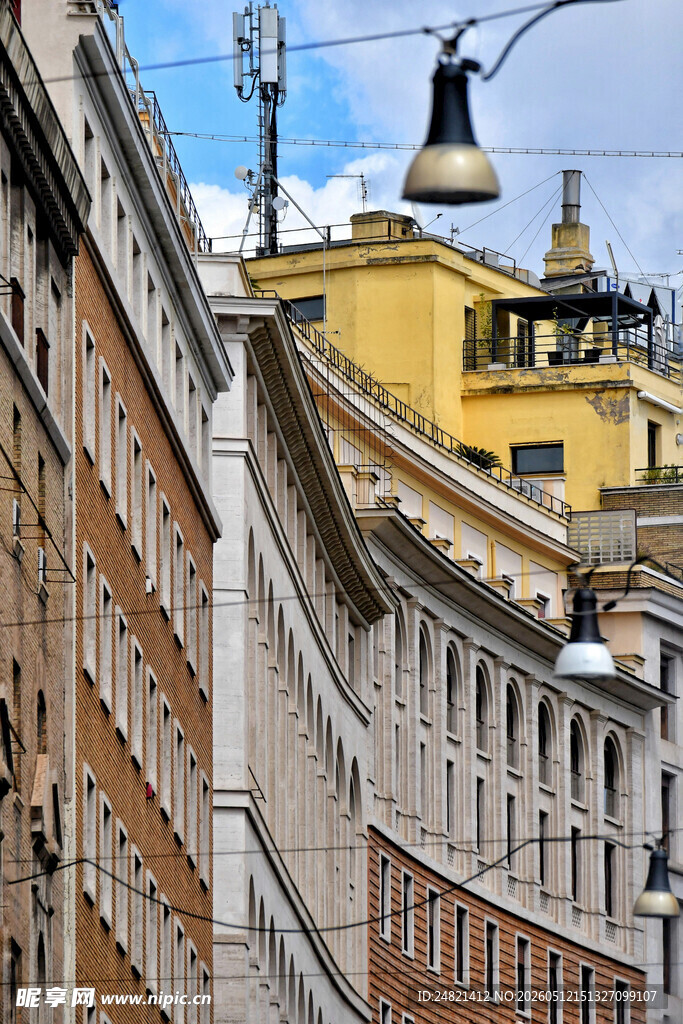 欧式街道建筑景观