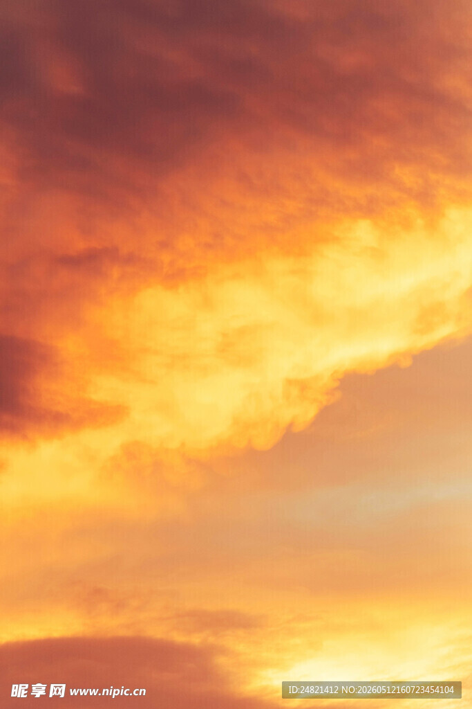 绚丽晚霞天空美景