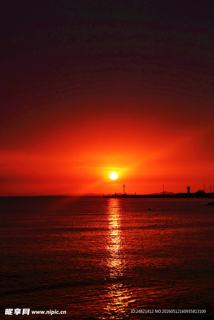 海上日落美景