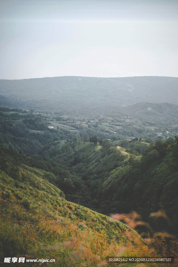 山间绿野美景