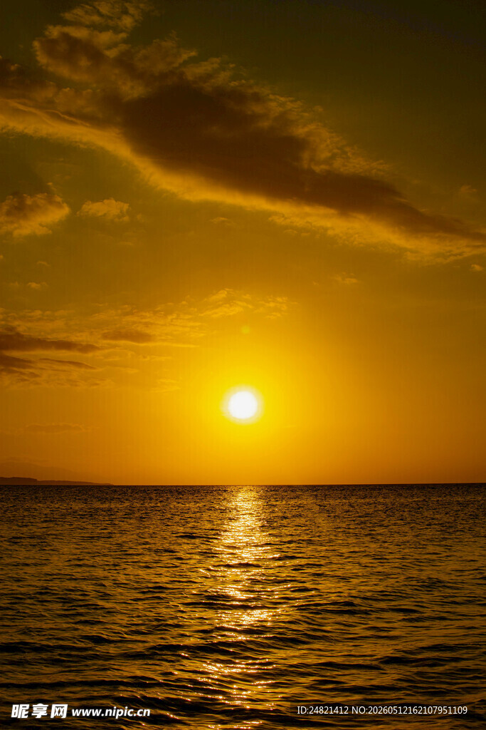海上落日美景