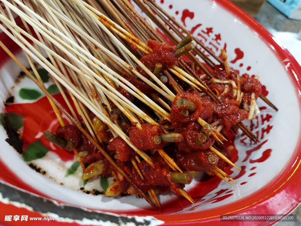 美味串串香食材诱人呈现