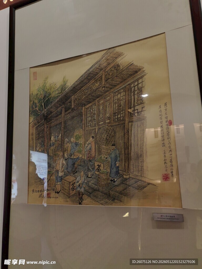 古典室内场景画作展示