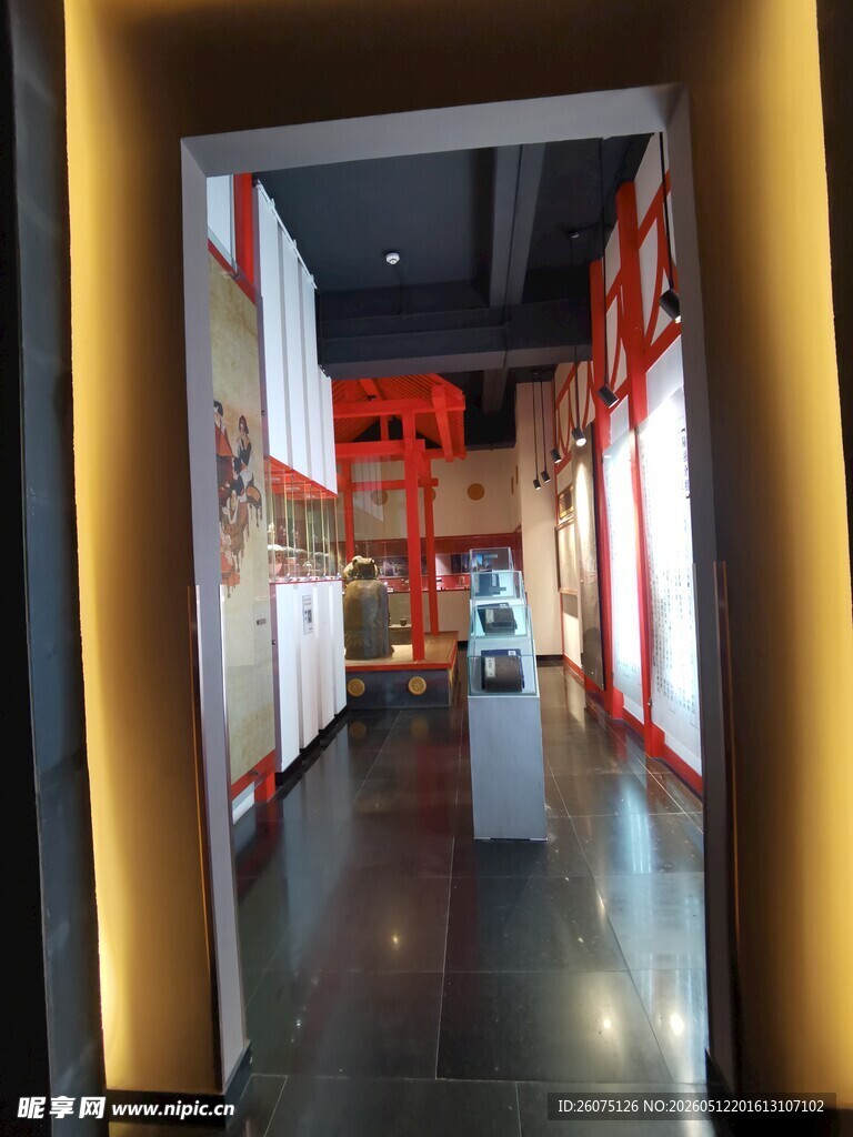 室内展览空间展示场景