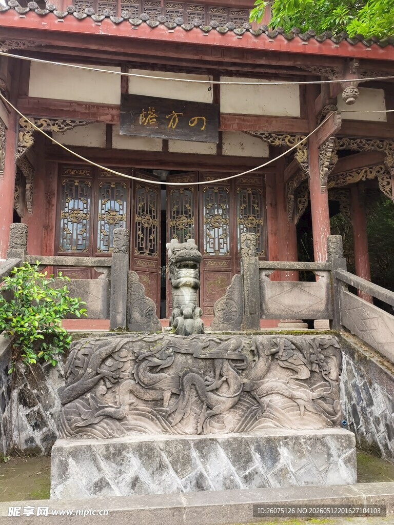 古雅中式传统建筑一角