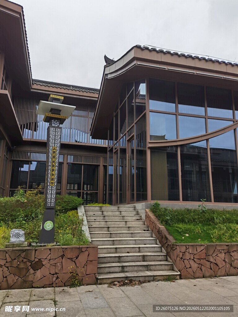 中式风格现代建筑外观