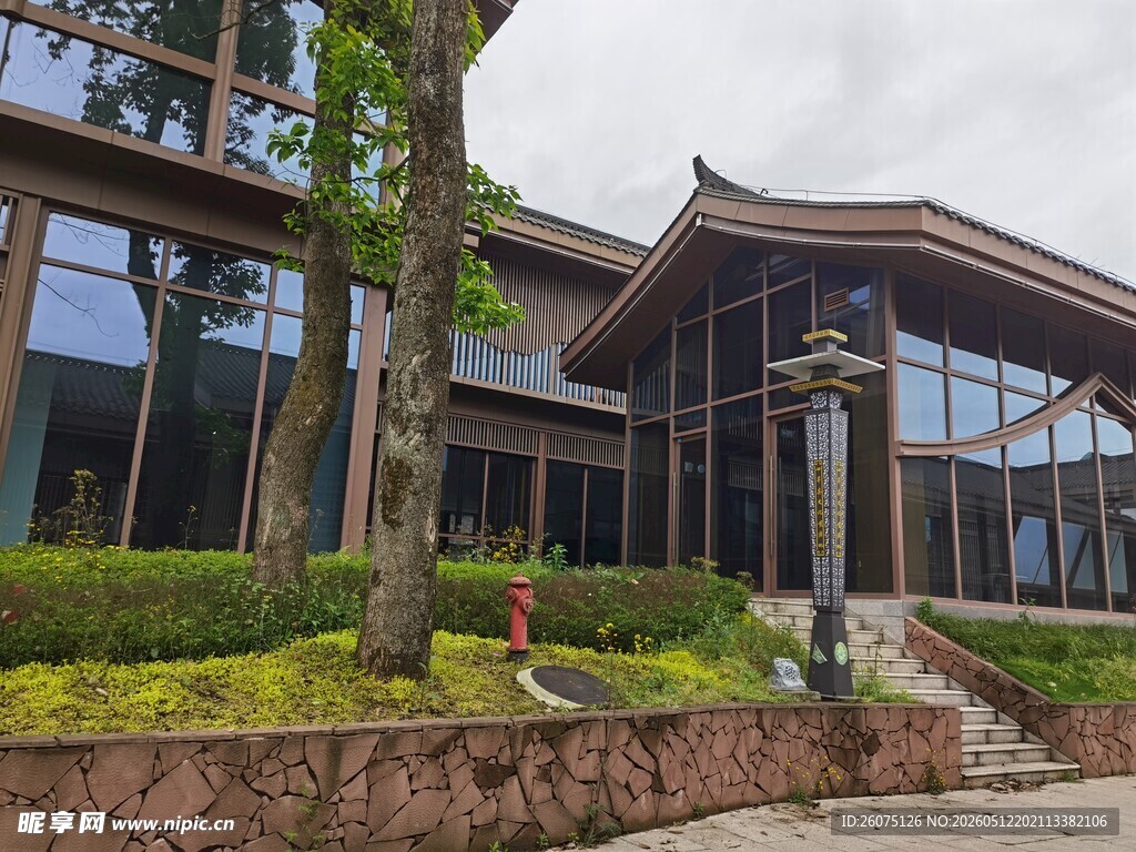 中式风格现代建筑外观