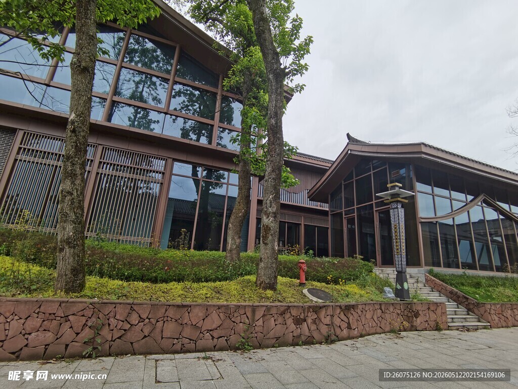 中式风格现代建筑外观