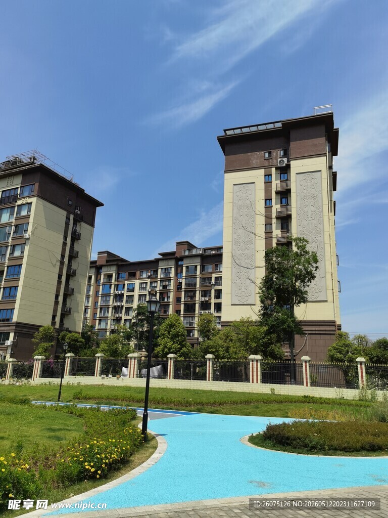 现代小区景观与建筑