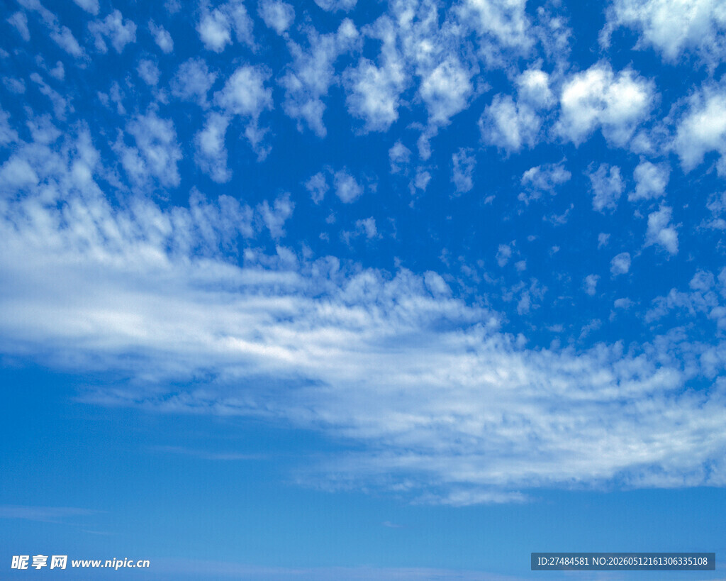蓝天白云美景