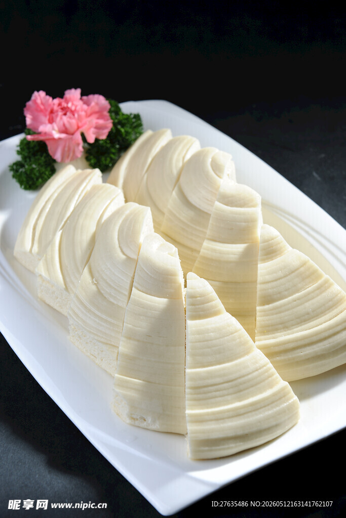馒头摆盘