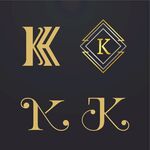 K字母标志设计