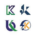 K字母标志设计