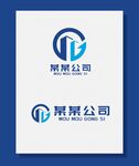 蓝色logo
