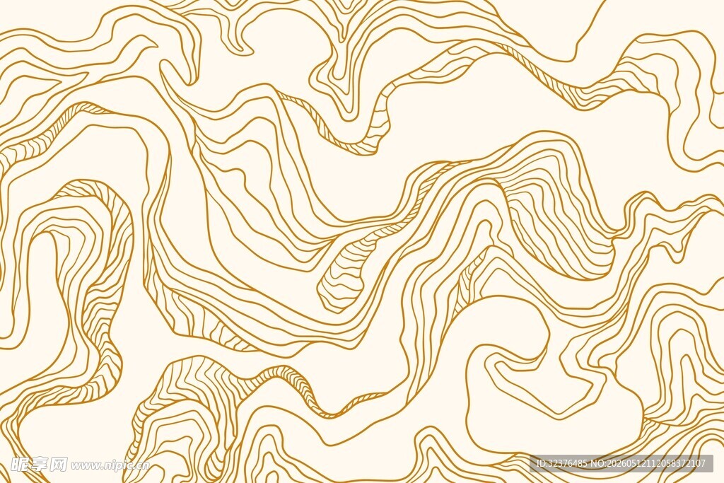等高线背景