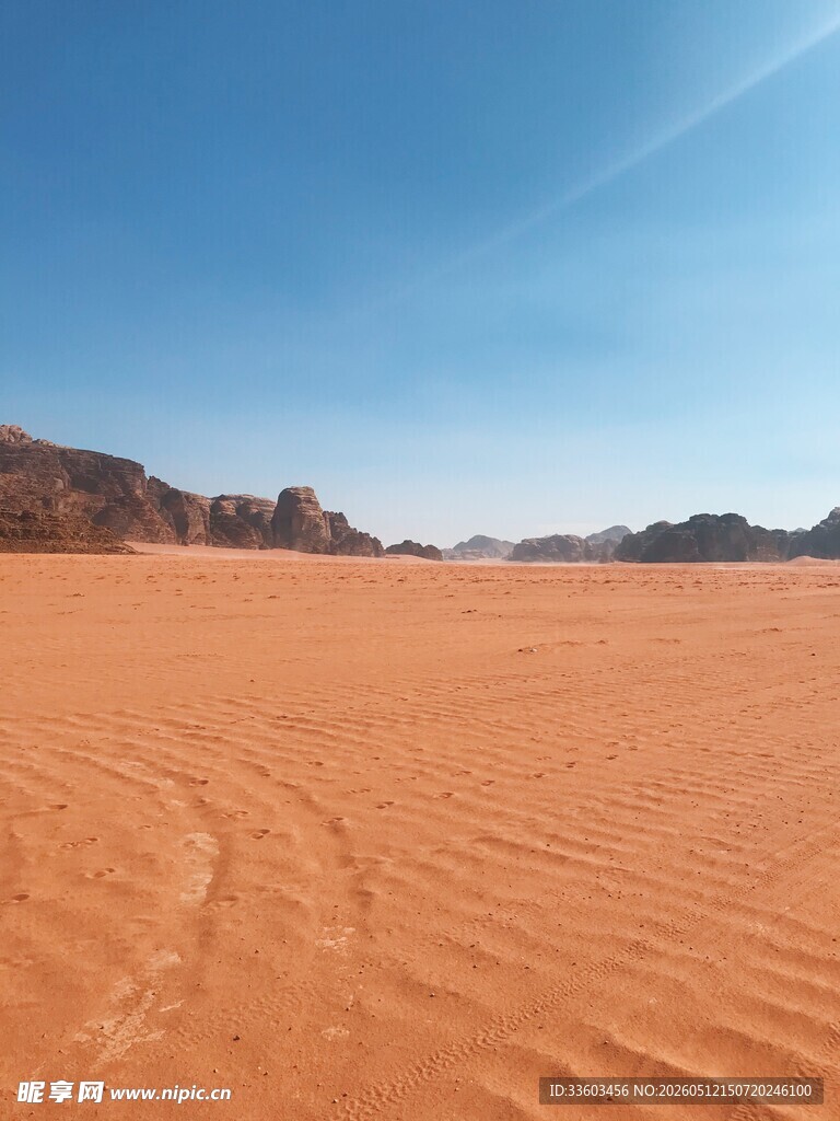 广袤沙漠景观