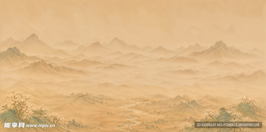 古风山水画